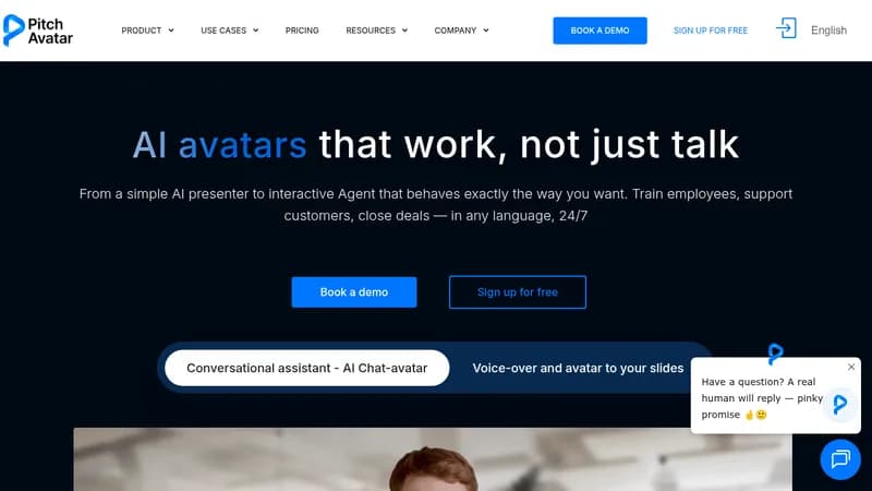 pitch avatar website