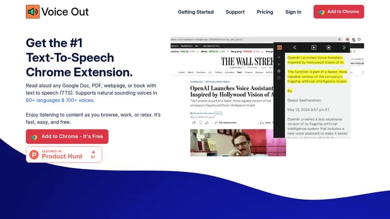voice out website