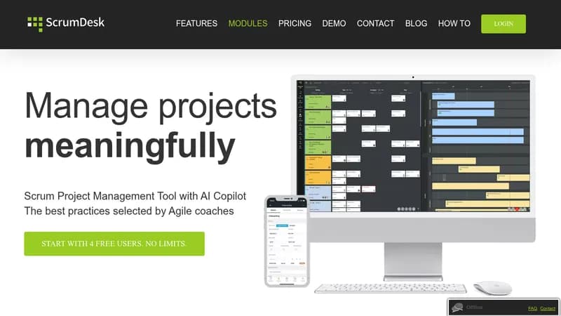 scrumdesk website