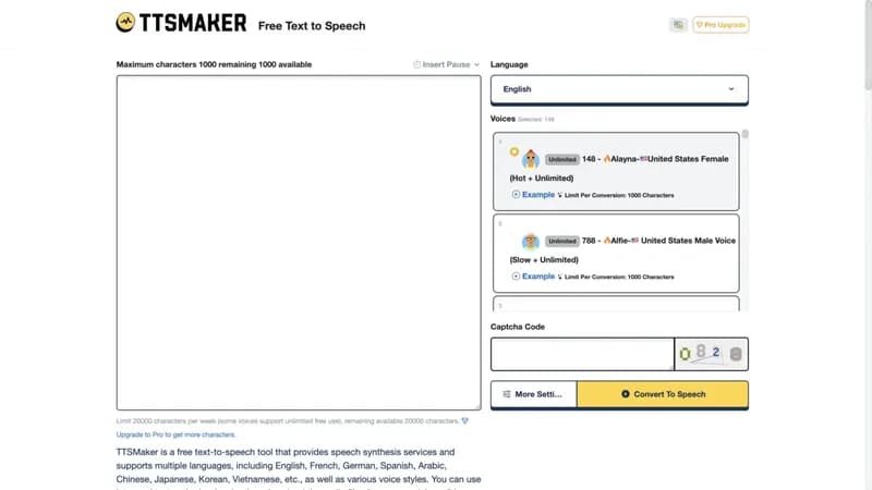 TTSMaker screenshot
