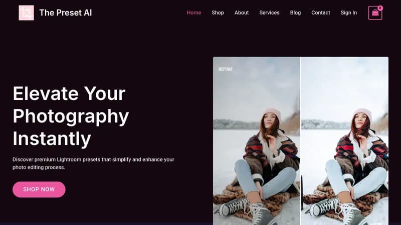 the preset ai website