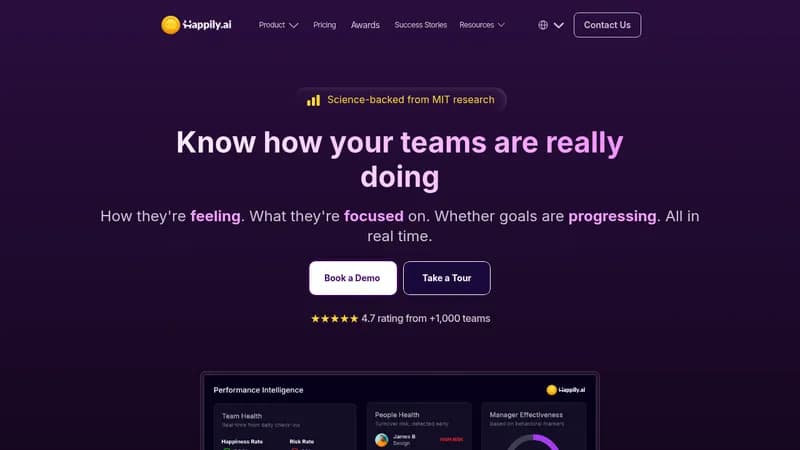happily.ai website