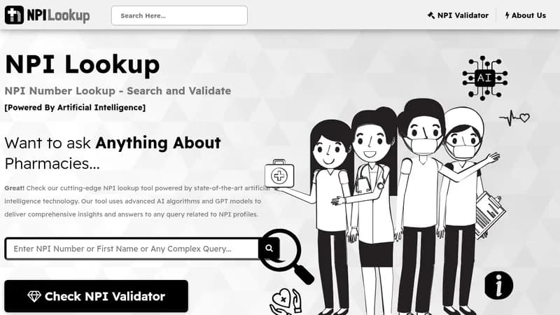 npi lookup website