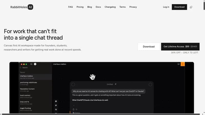rabbitholes ai website