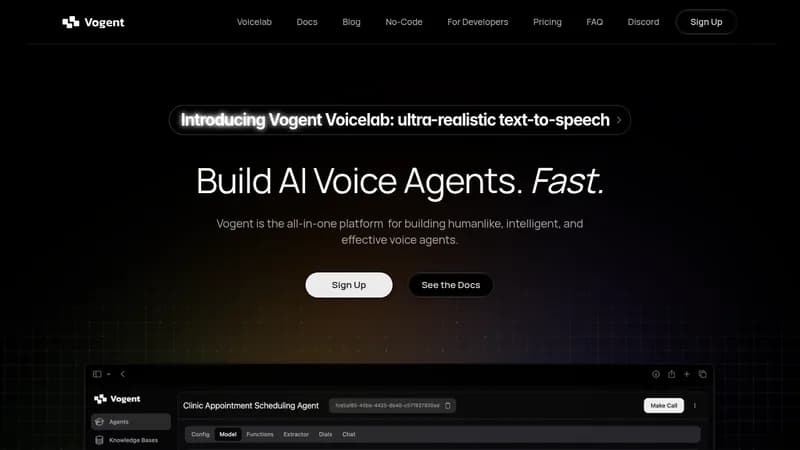 vogent website
