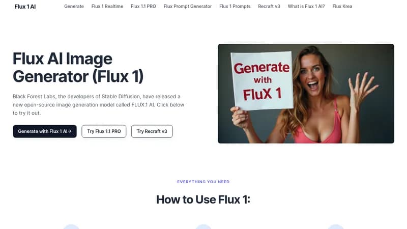 flux 1 ai website