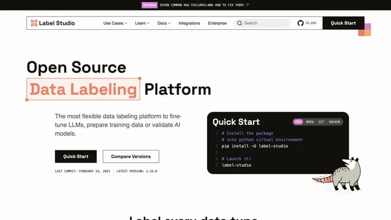 Label Studio screenshot
