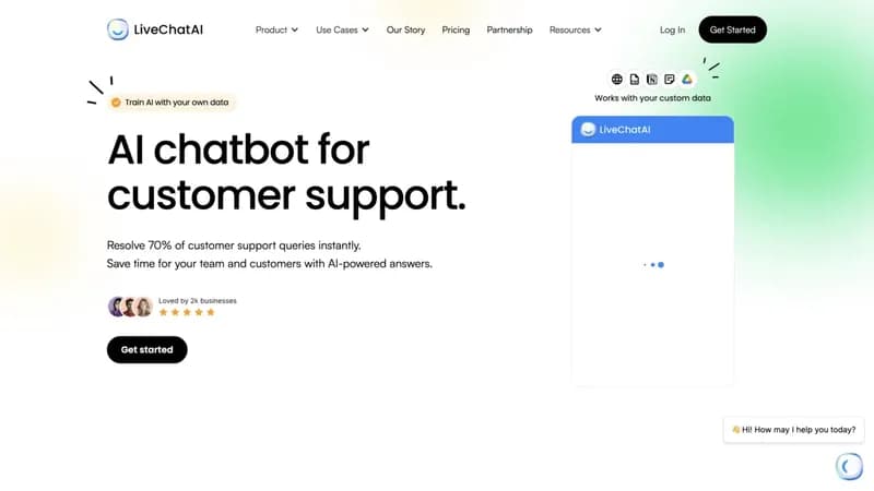 LiveChatAI screenshot