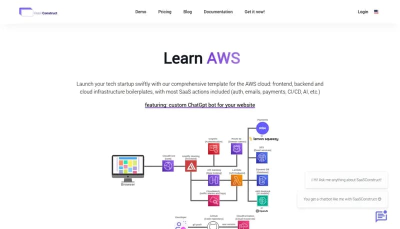 SaaS Construct screenshot