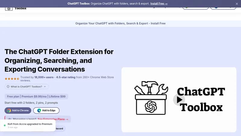 chatgpt toolbox website