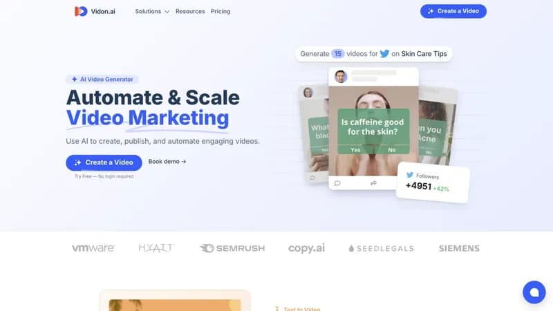 Vidon.ai screenshot