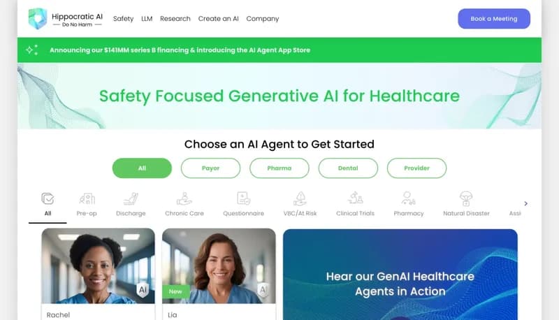 Hippocratic AI screenshot