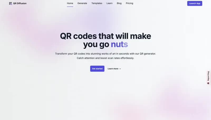 QR Diffusion screenshot