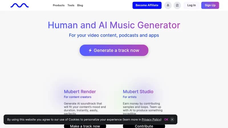 mubert website