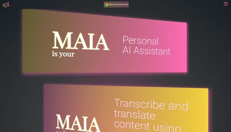 MAIA - My AI Assistant screenshot