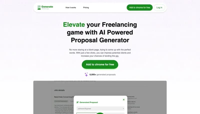 Generate Proposal screenshot