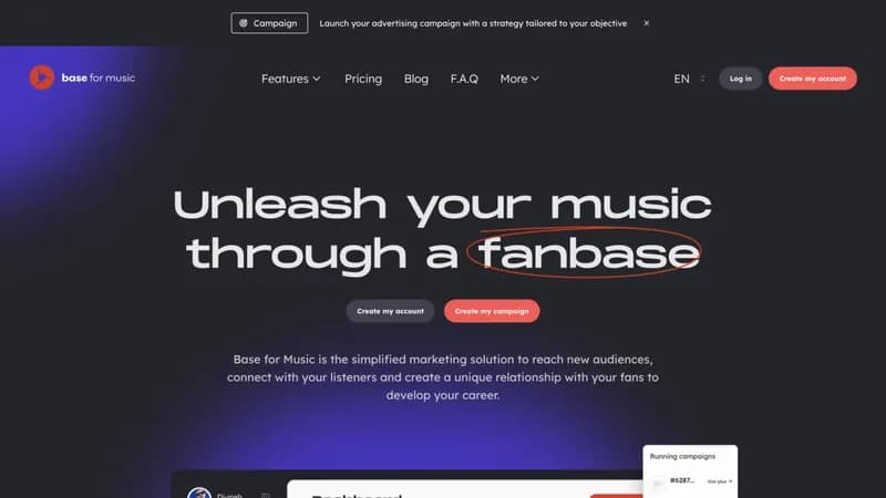 Base for Music screenshot