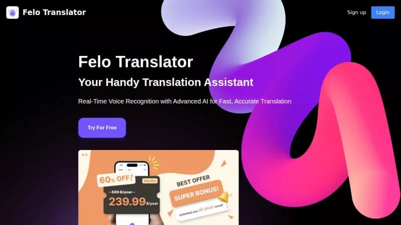 Felo Translator screenshot