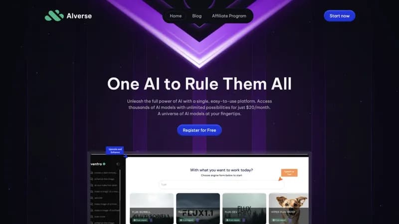 AIverse screenshot