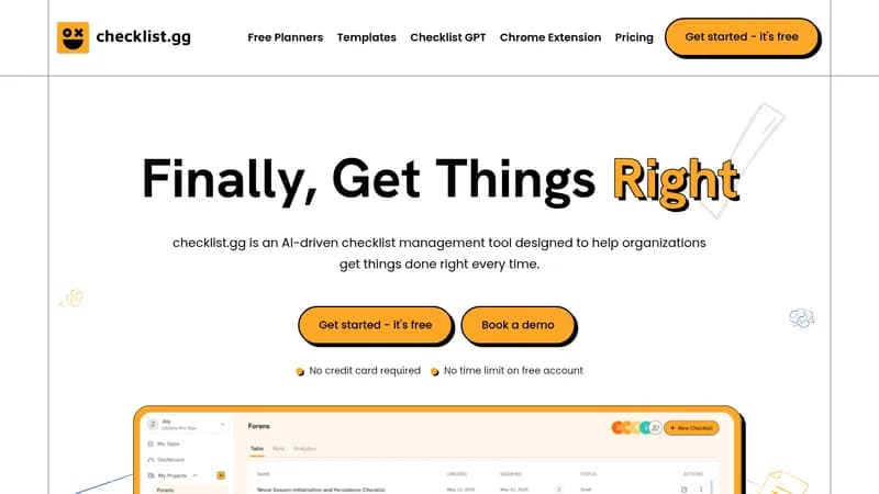 checklist.gg website