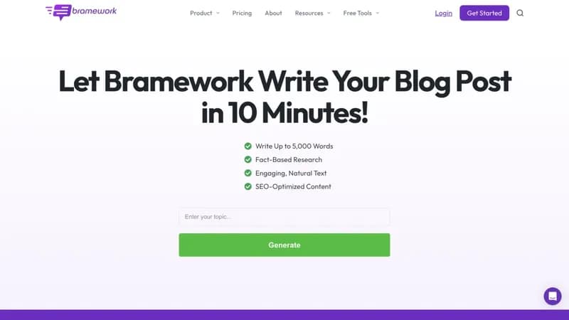 Bramework screenshot