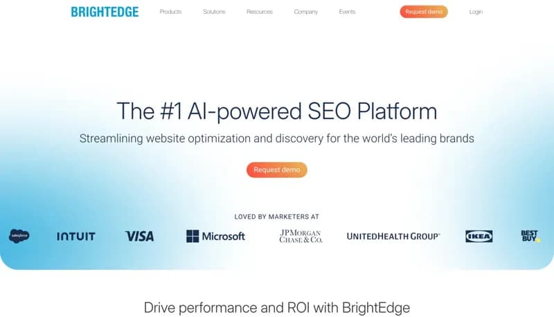 BrightEdge screenshot