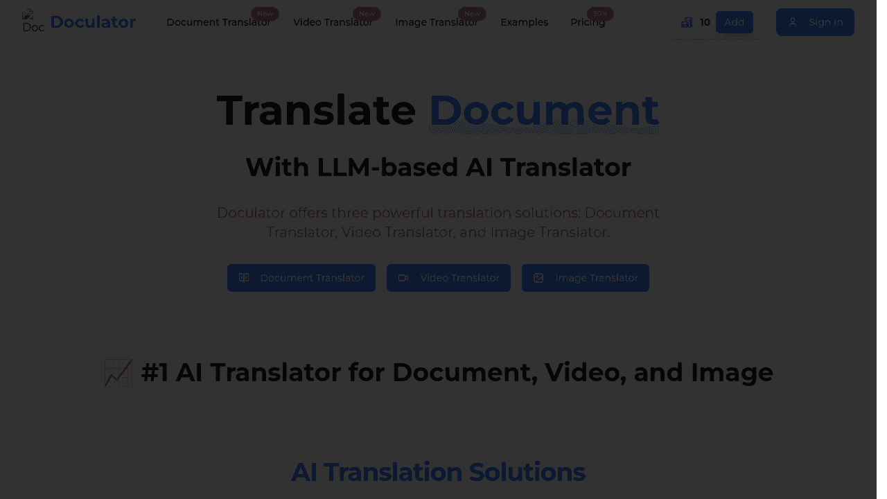 doculator website