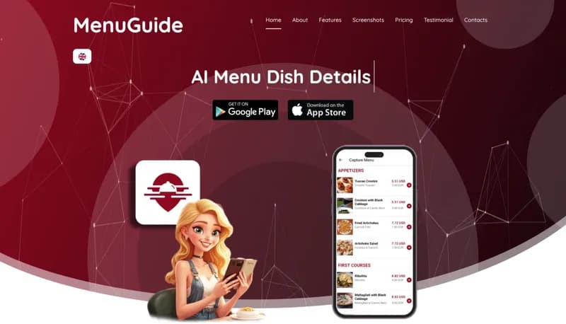 MenuGuide screenshot