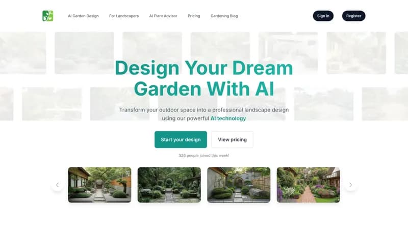 AI Garden Planner screenshot