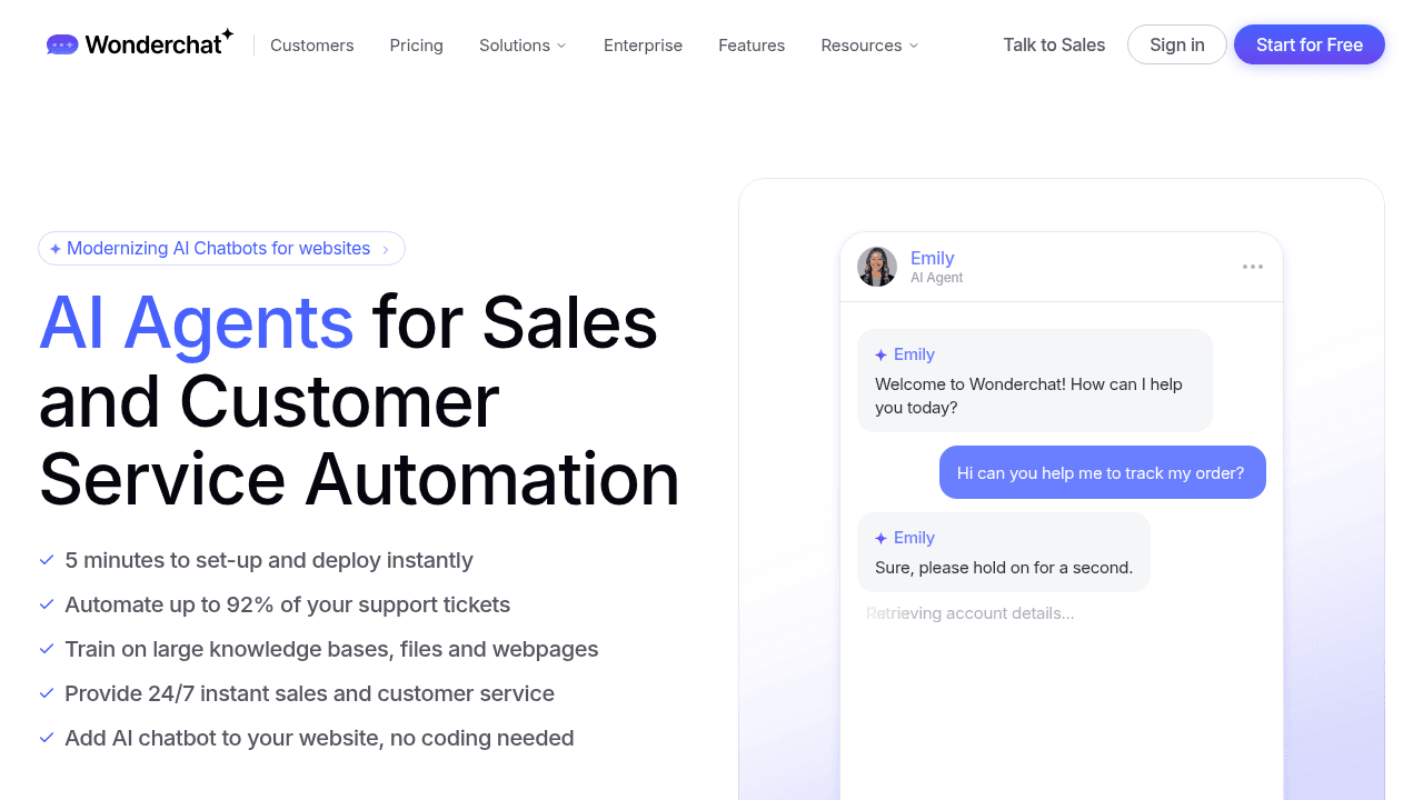 wonderchat website