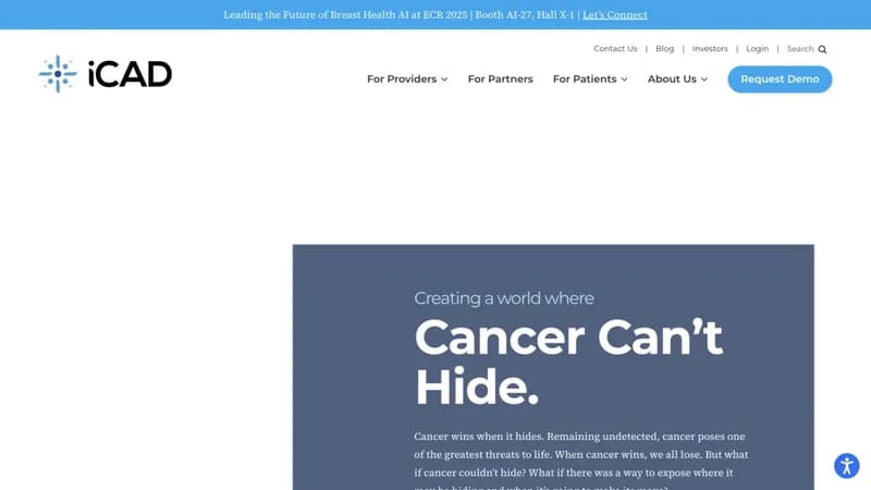 www.icadmed.com screenshot