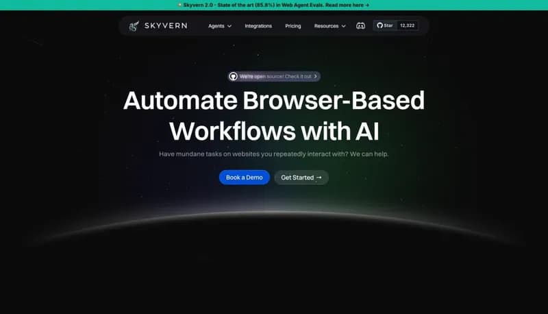 Skyvern screenshot