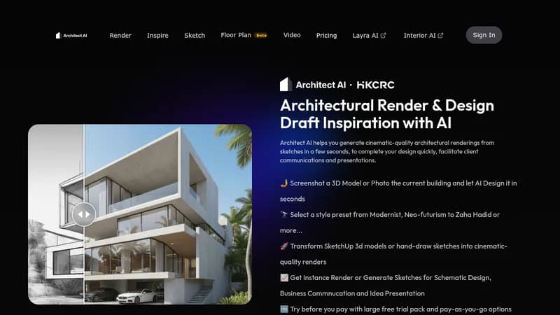 architect ai website