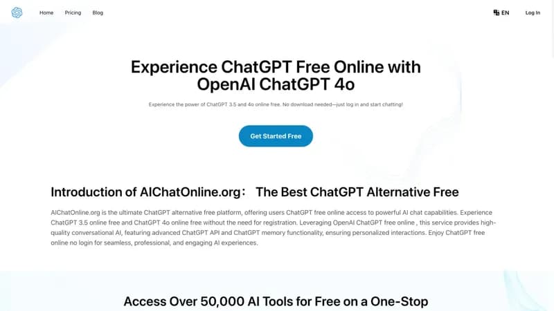 AIChatOnline.org screenshot