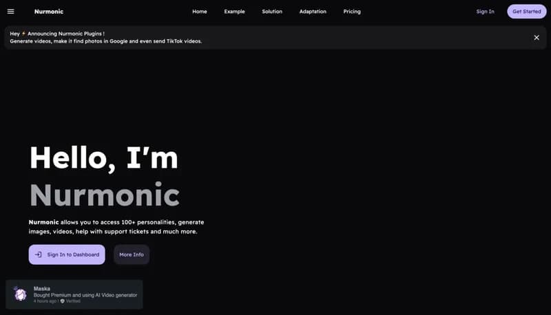 Nurmonic screenshot