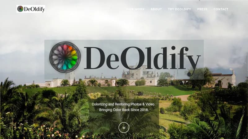 deoldify website