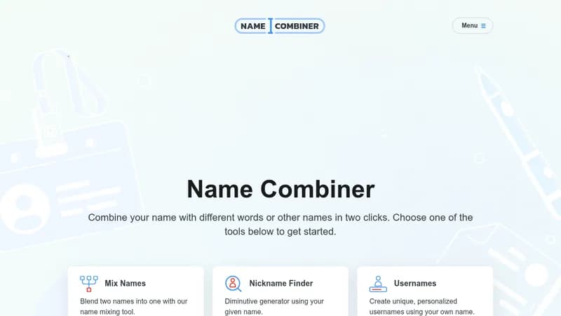 namecombiner website