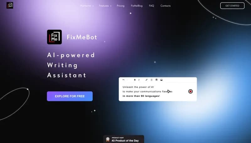 FixMeBot screenshot