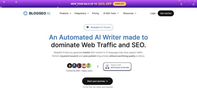 BlogSEO AI screenshot