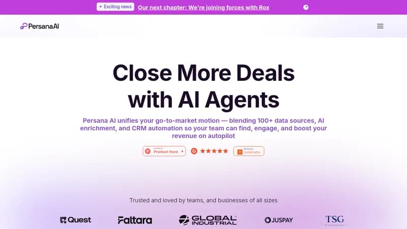 persana ai website