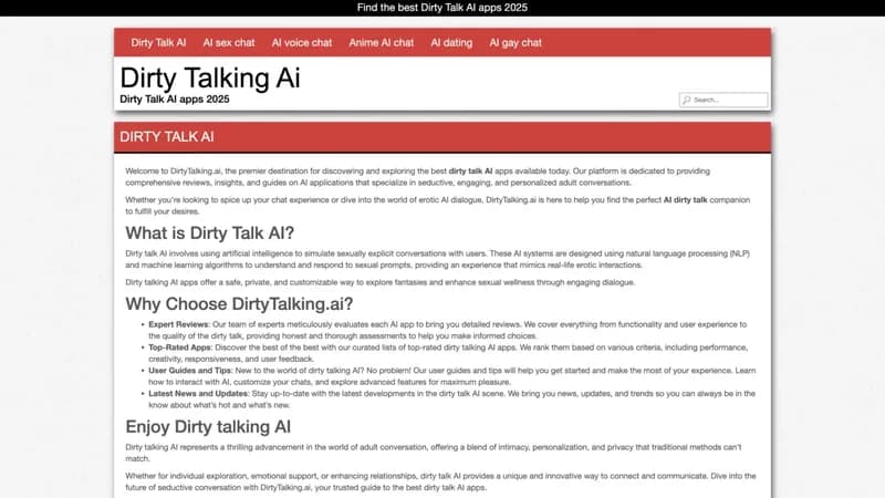 DirtyTalking.ai screenshot