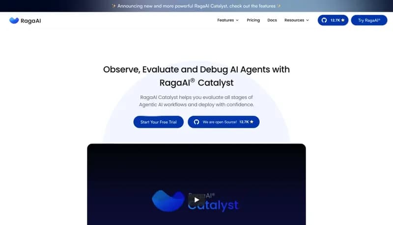 RagaAI Catalyst screenshot