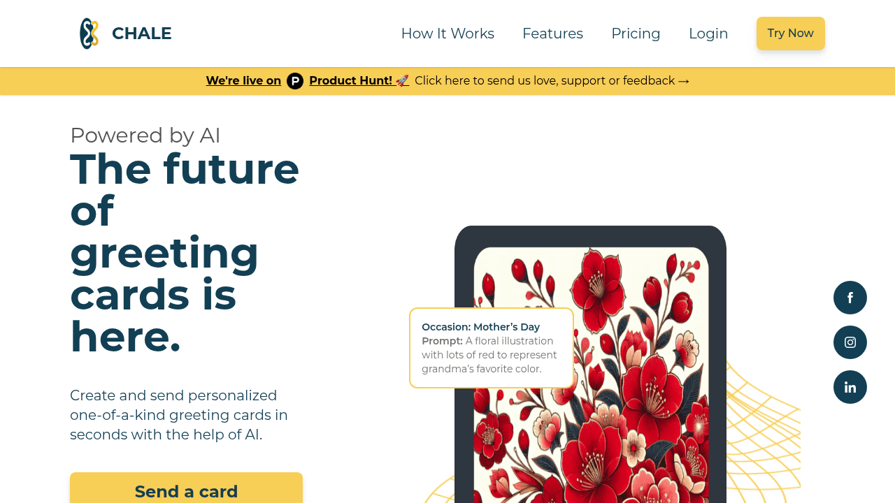 chale website