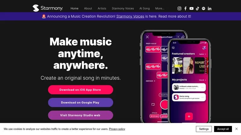 starmony website