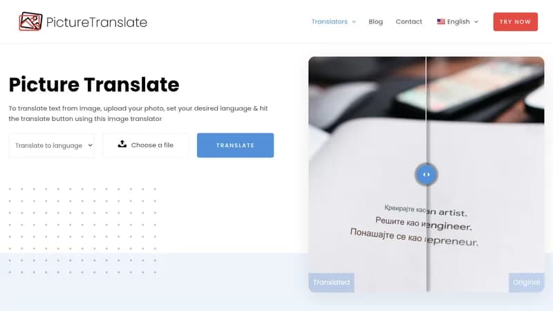 picture translate website