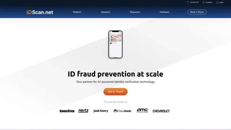 IDScan.net screenshot