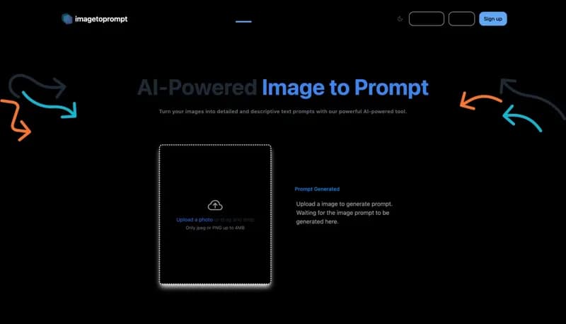 Image to Prompt screenshot