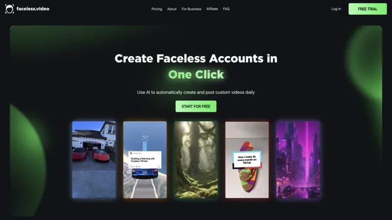 Faceless screenshot