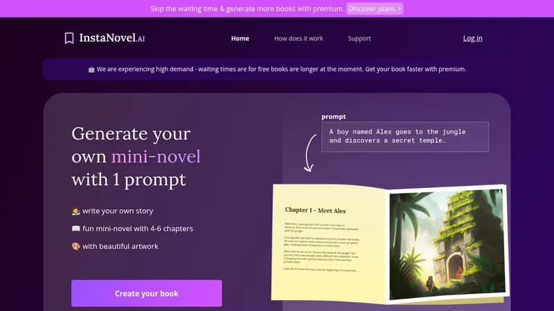 instanovel.ai website