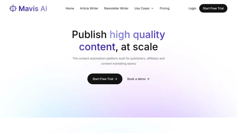 mavis ai website